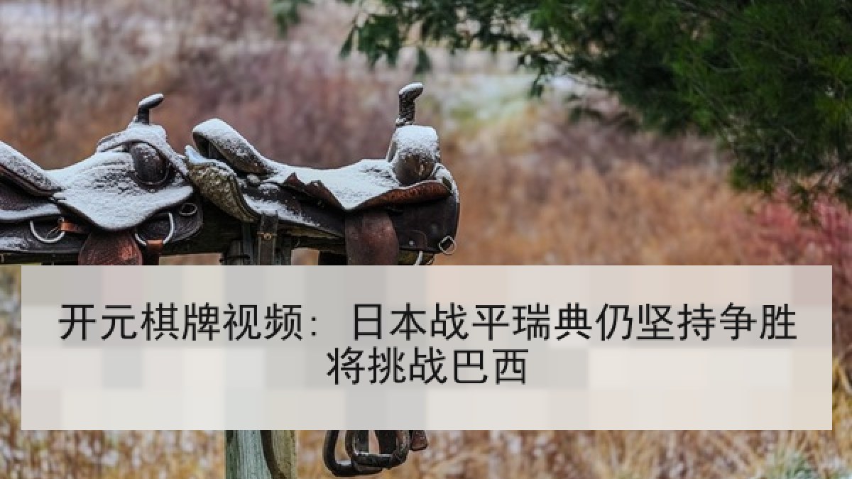 开元棋牌视频: 日本战平瑞典仍坚持争胜将挑战巴西