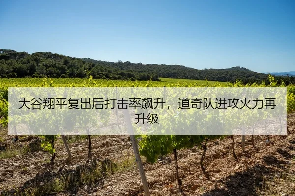 大谷翔平复出后打击率飙升，道奇队进攻火力再升级